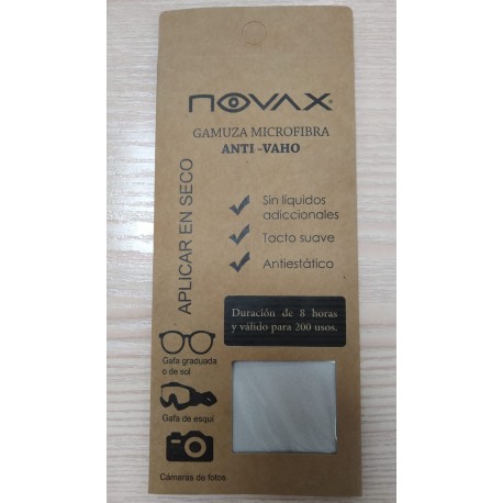 Gamuza Antivaho Novax 8 horas / 200 usos