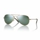 Gafa Sol Mystile Metal UX Oro Lentes G15 Espejadas