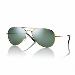 Gafa Sol Mystile Metal UX Oro Lentes G15 Espejadas